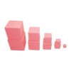 Montessori Pink Tower Sensorial Visual Sense