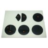 Simple fraction board with coins 1 to13-3