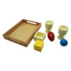 Montessori Premium 3D Object Fitting Exercise with Tray Image3
