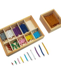 Montessori Premium Coloured Bead Stairs Image2