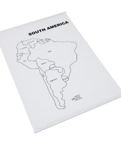 Montessori Premium Control Map - South America Labelled Image1