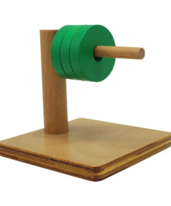 Montessori Premium Discs on Horizontal Dowel Image1