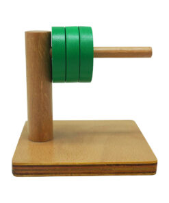 Montessori Premium Discs on Horizontal Dowel Image2