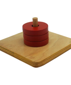 Montessori Premium Discs on Vertical Dowel Image1