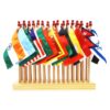 Montessori Premium Flags of 30 Countries With Stand Image3