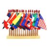 Montessori Premium Flags of 30 Countries With Stand Image4