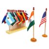 Montessori Premium Flags of 30 Countries With Stand Image5
