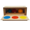 Montessori Premium Imbucare Box with 3 Coloured Knit Balls Image3