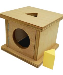 Montessori Premium Infant Imbucare Box with Triangular Prism Image1