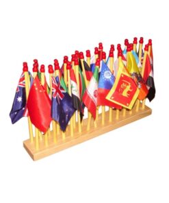 Flags Of Asia With Stand