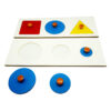 Montessori Premium Multiple Shape Puzzle Set(Set of 2) Image3