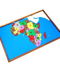 Montessori Premium Map puzzle: Africa Image1