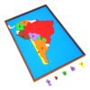 Montessori Premium Map Puzzle: South America Image2