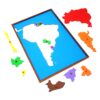 Montessori Premium Map Puzzle: South America Image3