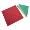 Montessori Premium Napkins for Folding (12) and Dusters (3) Image2