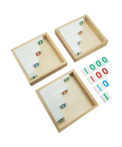 Montessori Premium Small Number Cards 1-3000: Set of 3 Image2