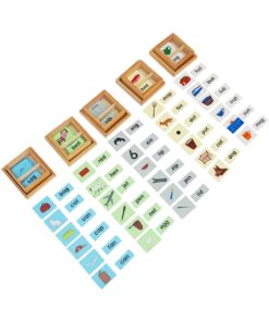 Montessori Premium Vowel Boxes Print (2 Part Cards) Image2
