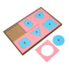 Geometric Inset Puzzle Tray