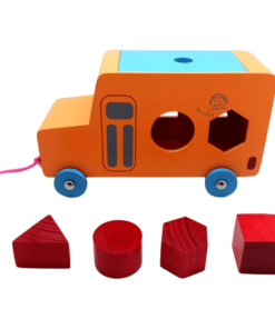 Pull Along Shape Bus