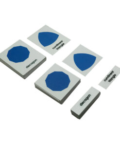 Geo Cabinet Shapes: 3 Part Nomenclature Cards 3