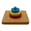 Montessori Premium 3 Discs on a Vertical Dowel Image2