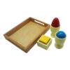Montessori Premium 3D Object Fitting Exercise with Tray Image1