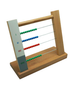 Montessori Premium 4 Row Bead Frame Image1