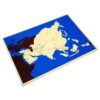 Montessori Premium Asia Pin Maps set of 4 Country, Capital, Flag, Control Map Image4