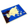 Montessori Premium Asia Pin Maps set of 4 Country, Capital, Flag, Control Map Image5