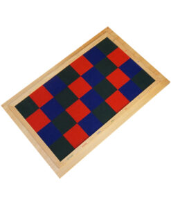 Montessori Premium Chequer Felt Board with Bead Box Image2