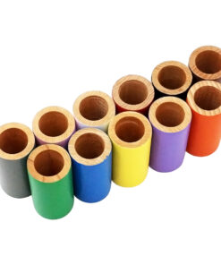 Montessori Premium Coloured Pencil Holders set of 11 - without the Pencils Image2