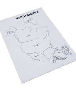 Montessori Premium Control Map – North America Labelled Image1