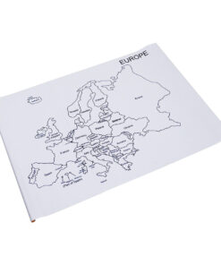 Montessori Premium Control Map - Europe Labelled Image1