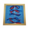 Montessori Premium Fastening Bow Tying Ribbons Image3