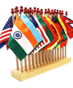 Montessori Premium Flags of 30 Countries With Stand Image1