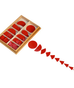 Montessori Premium Fraction Cut Outs 1 to 1/10 Image2