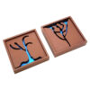 Montessori Premium Geography Land Form Trays: 3D Moulds - 6 Pairs Image6