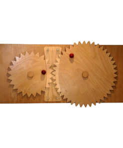 Montessori Premium Giant Toddler Wooden Gear Image1