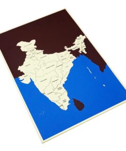 Montessori Premium India Pin Maps: 3 Sets Incl States, Capital and Control Map Image2