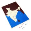 Montessori Premium India Pin Maps: 3 Sets Incl States, Capital and Control Map Image8