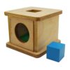 Montessori Premium Infant Imbucare Box with Cube Image1
