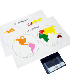 Montessori Premium Isolation Maps: Continent Image1