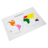 Montessori Premium Isolation Maps: Continent Image2