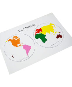 Montessori Premium Isolation Maps: Continent Image2