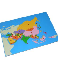 Puzzle Map of Asia