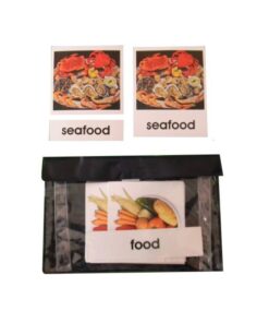 3 Part Nomenclature Cards: Foods
