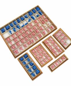 Moveable Alphabet Hindi: 6 Boxes