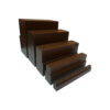 Montessori Premium Brown Stairs Painted Image3