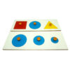 Montessori Premium Multiple Shape Puzzle Set(Set of 2) Image1