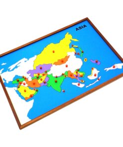 Montessori Premium Map puzzle: Asia Image1